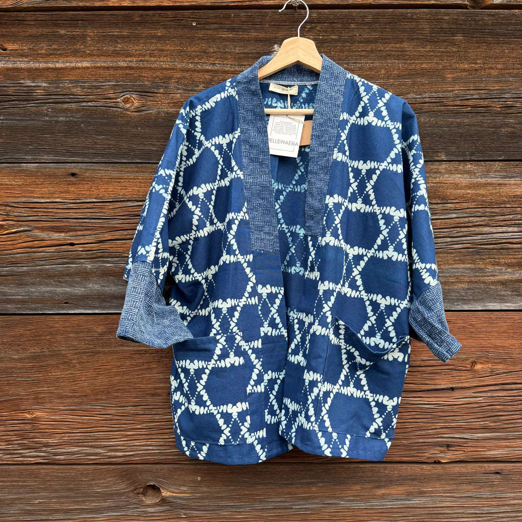 Indigo Happy Kimono 11 by Belle Waera