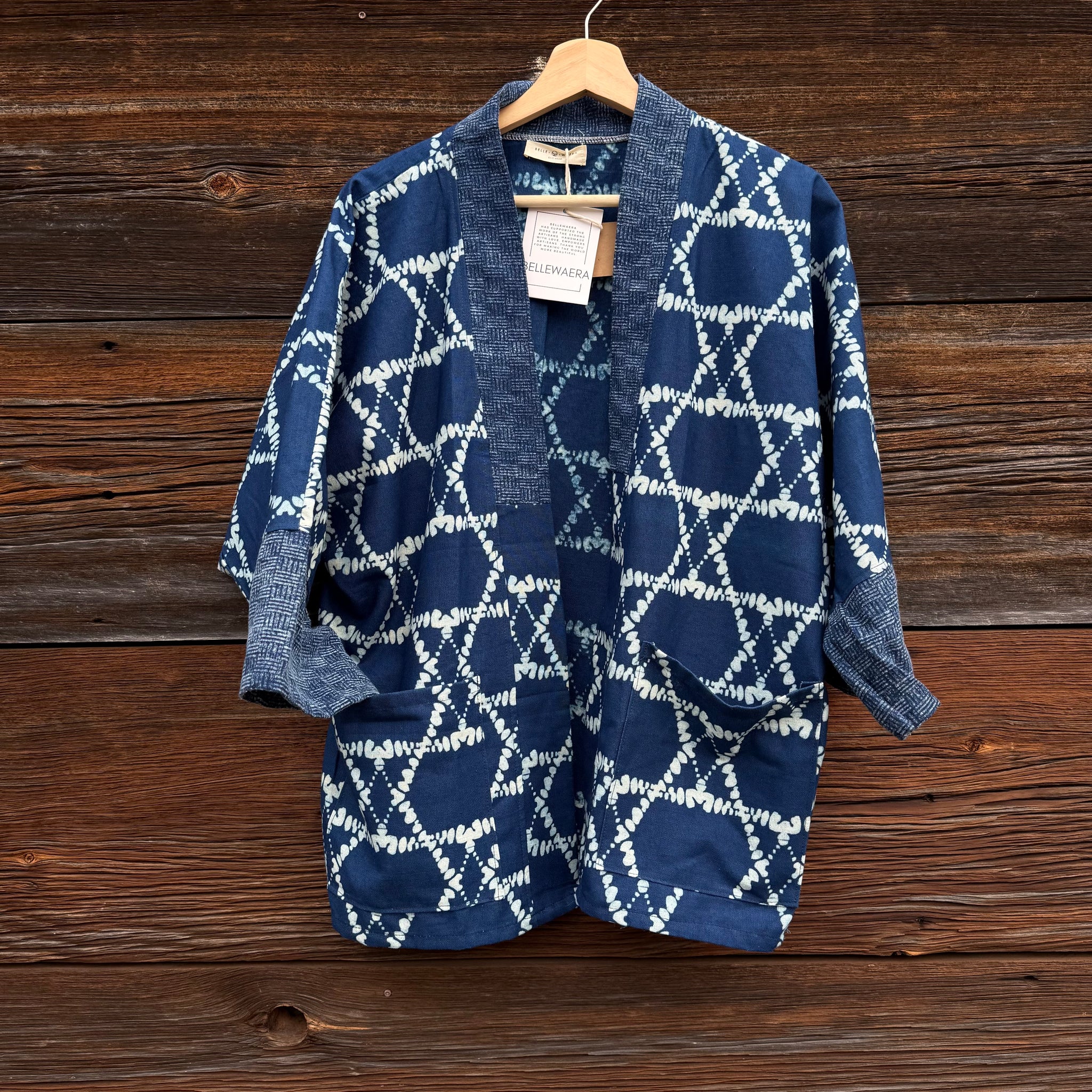 Indigo Happy Kimono 11 by Belle Waera
