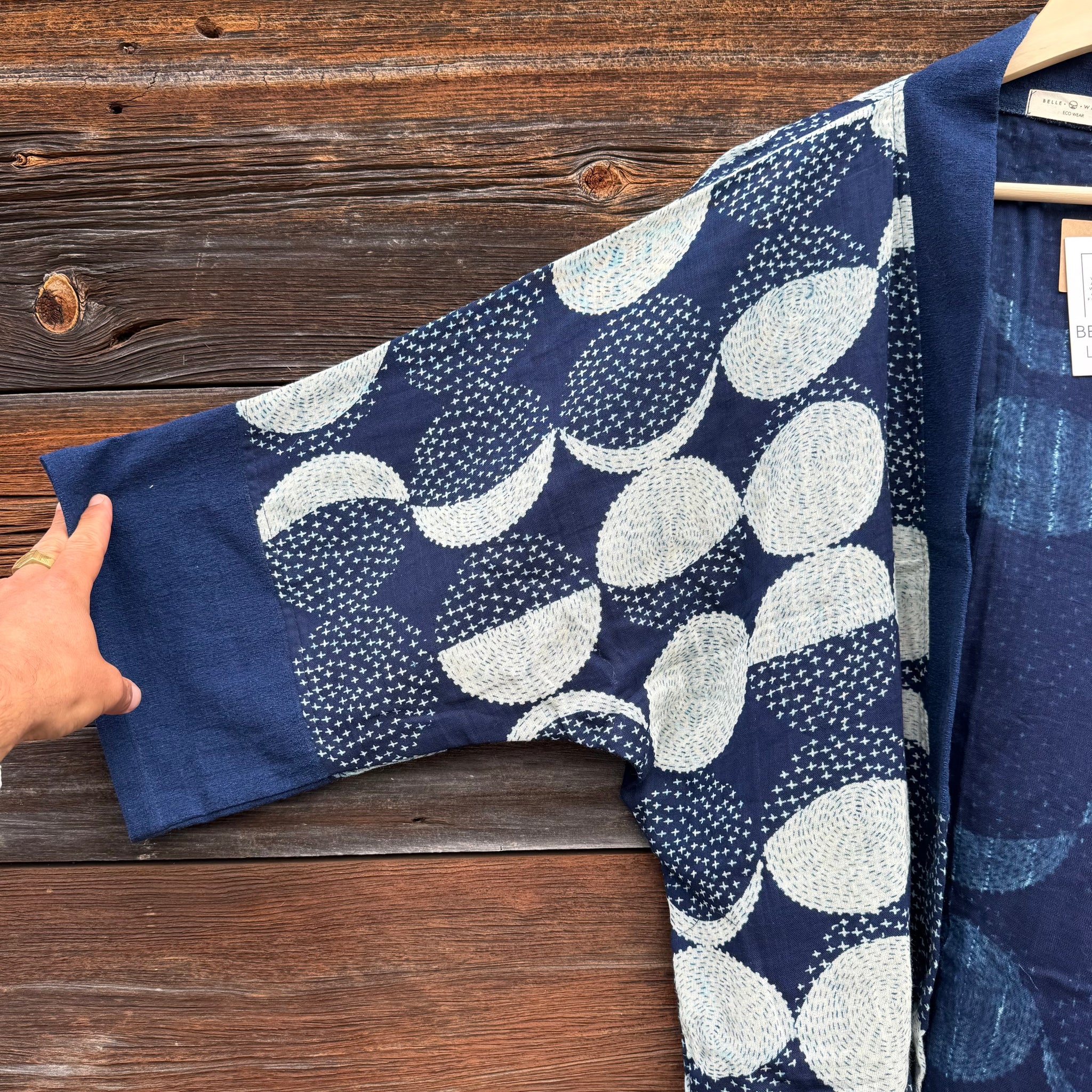 Indigo Happy Kimono 13 by Belle Waera