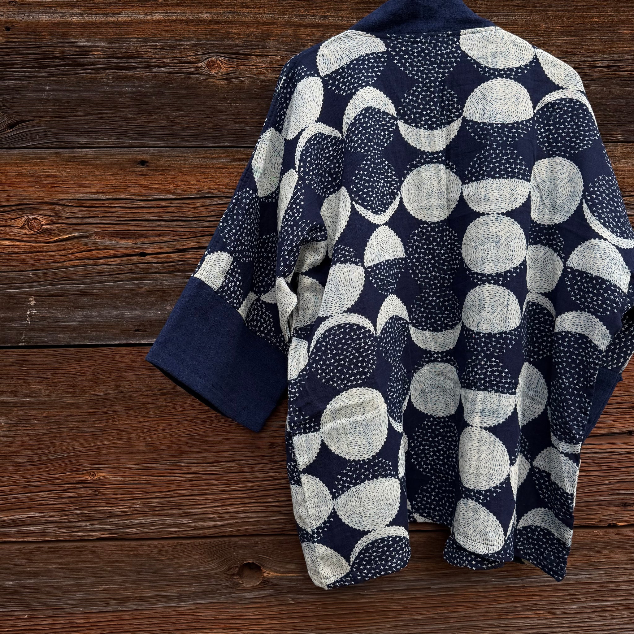 Indigo Happy Kimono 13 by Belle Waera