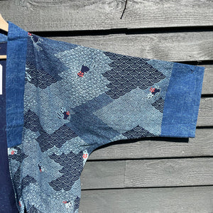 Indigo Happy Kimono 3 by Belle Waera