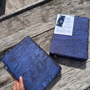 Indigo Night Hand Stitched Cotton Rag Paper Notebook by Lamali Paris