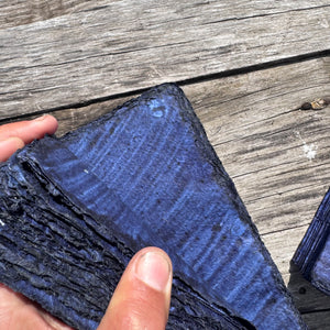 Indigo Night Hand Stitched Cotton Rag Paper Notebook by Lamali Paris