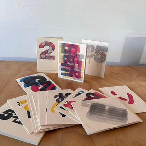 Jack Stauffacher: The Art of Wood Type 20 Unique Notecards & Envelopes
