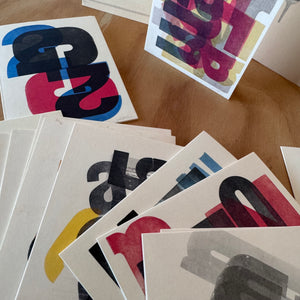 Jack Stauffacher: The Art of Wood Type 20 Unique Notecards & Envelopes