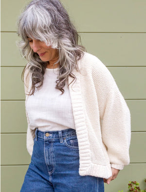 Jonah Cardigan in Chartreuse by Curator SF