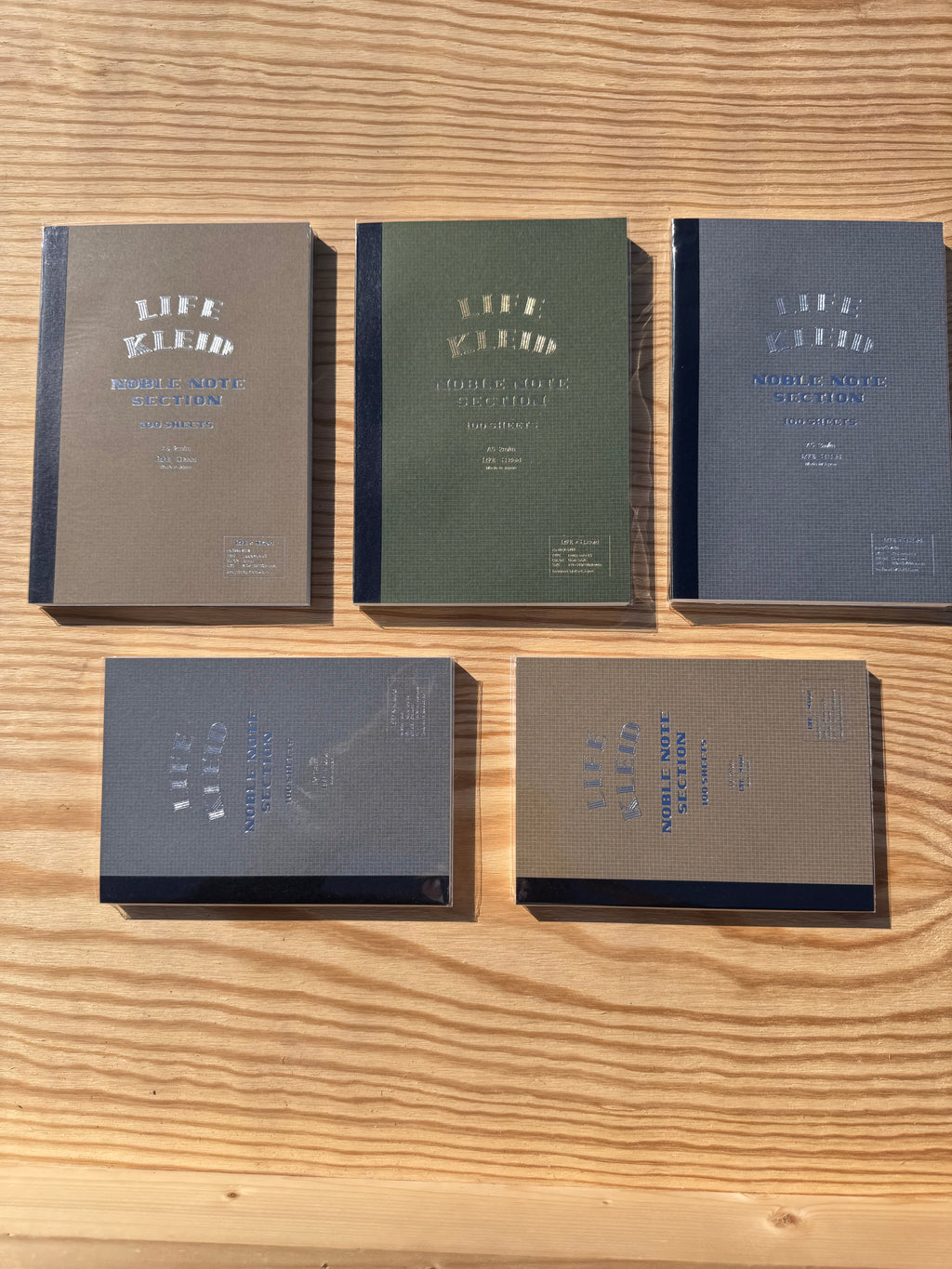Kleid and Life Noble Notebooks, Japan