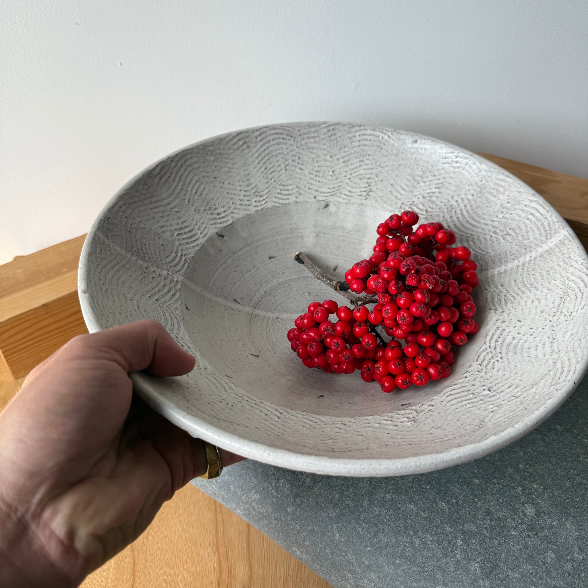 Large Ceramic Bowl 1 by Adam Greutzmacher