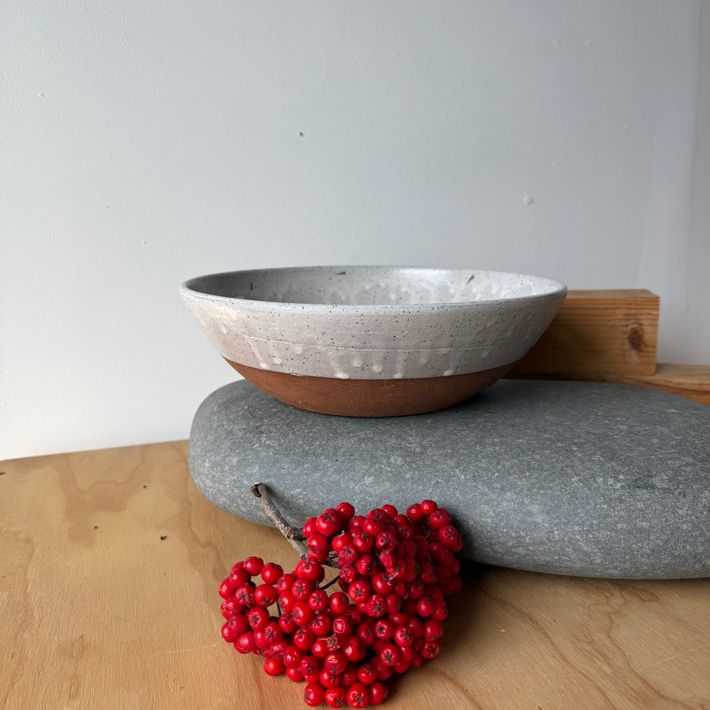 Large Flat Base Ceramic Bowl 2 by Adam Greutzmacher