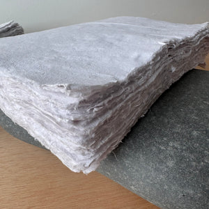 Large Hand Stitched Cotton Rag Paper Notebook by Lamali Paris