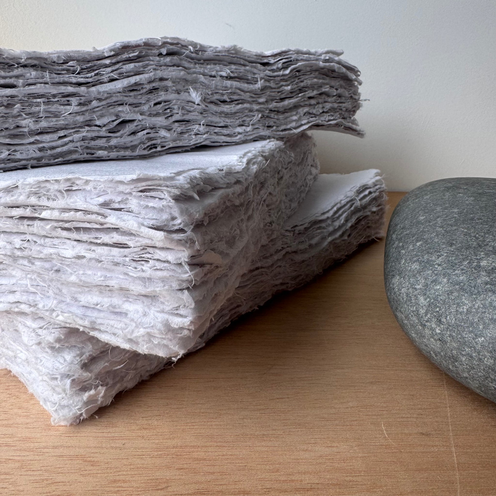 Large Hand Stitched Cotton Rag Paper Notebook by Lamali Paris
