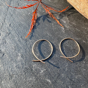 Large Twist 14k Gold fill Earrings by 8.6.4 Design