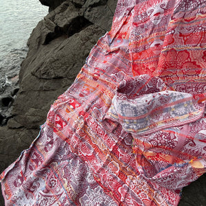 Leonce Jacquard Scarf in Orchidees by Letol