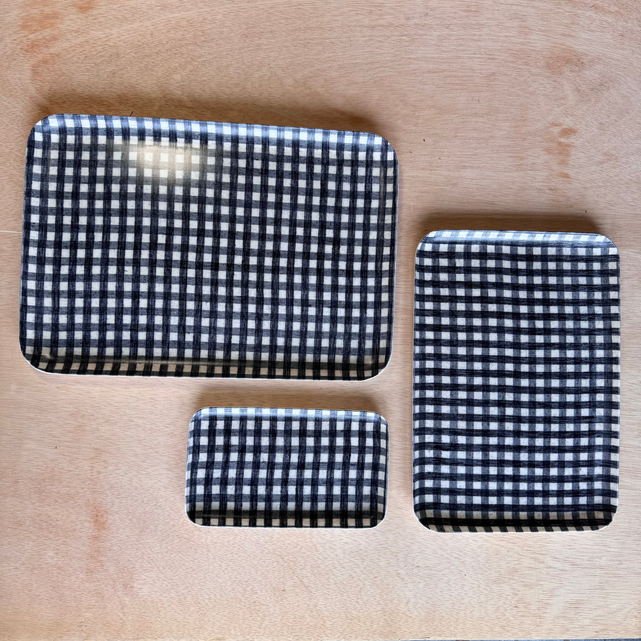 Linen Coated Trays by Fog Linen