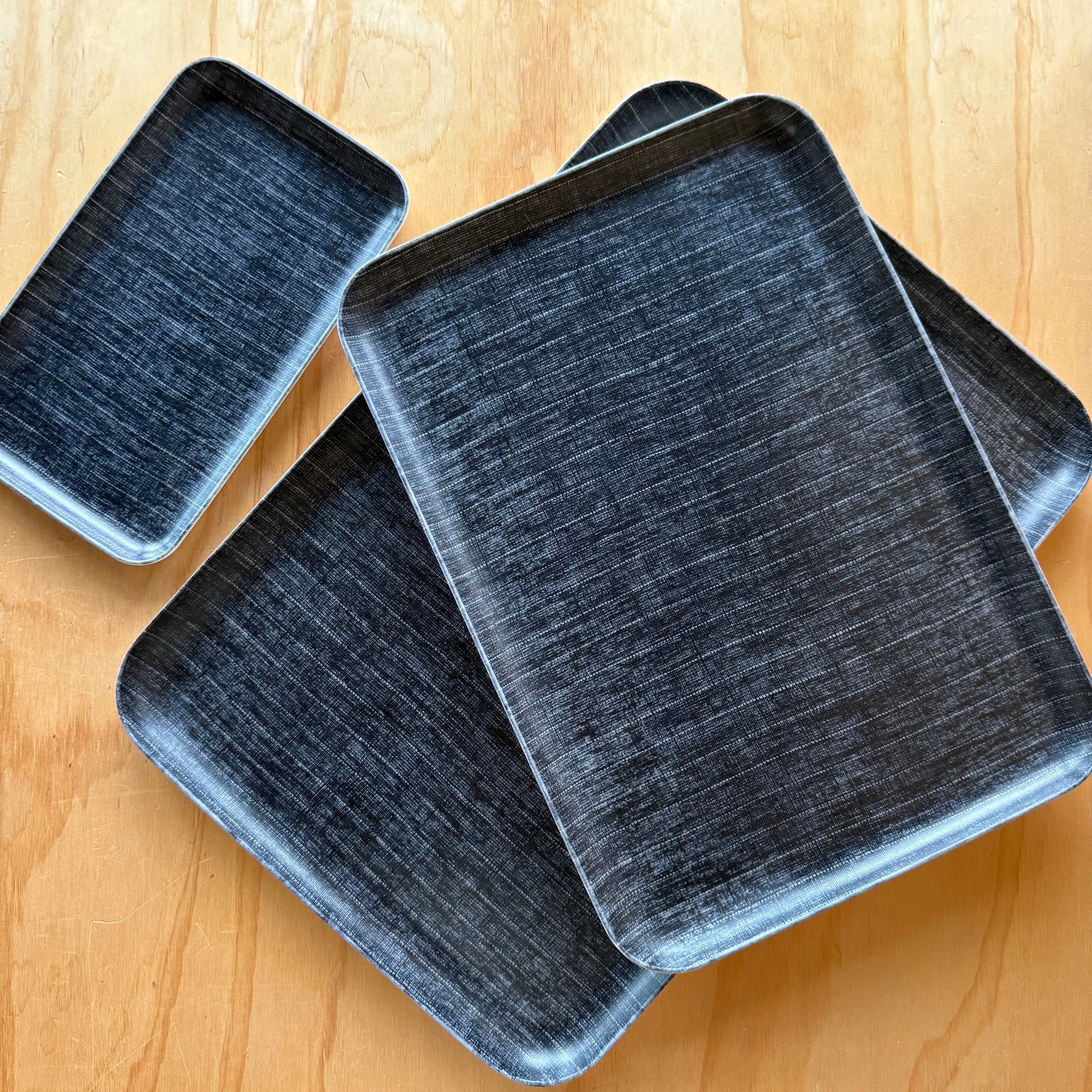 Linen Coated Trays by Fog Linen
