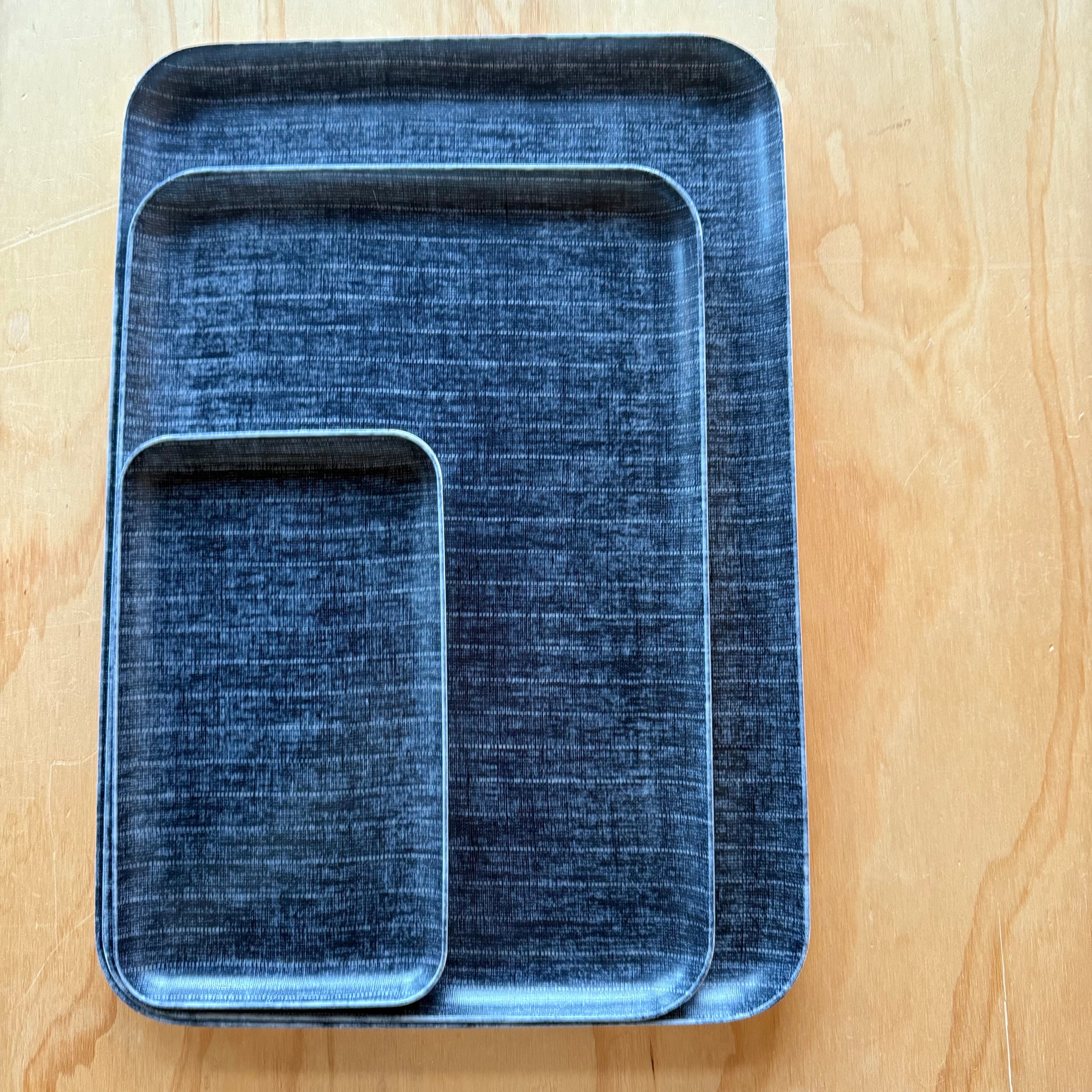 Linen Coated Trays by Fog Linen