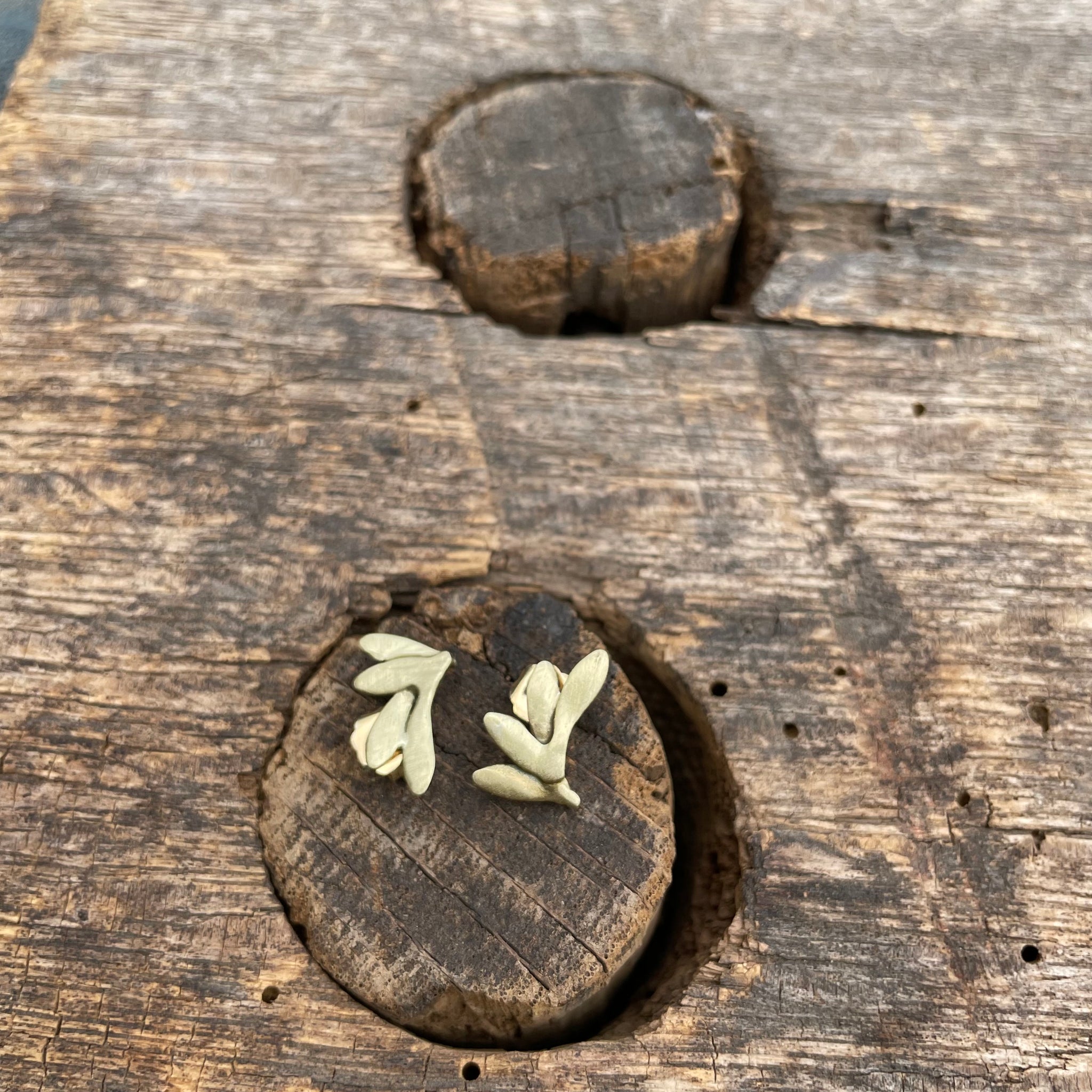Little Wings Post Earrings by Blackwing Metals
