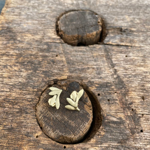 Little Wings Post Earrings by Blackwing Metals