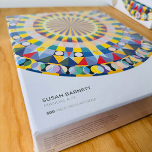 Mandala IV 500 Piece Puzzle by Susan Barnett