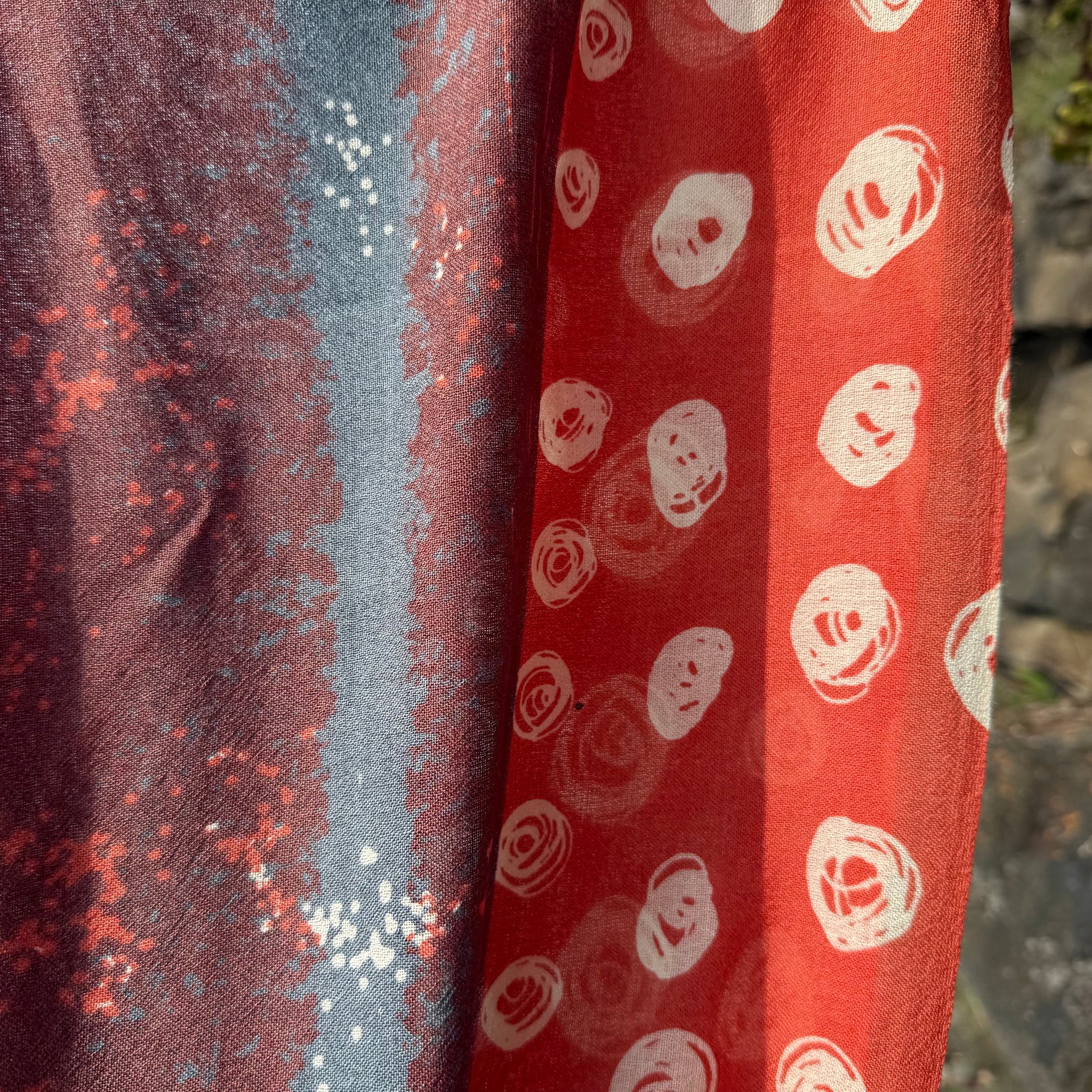 Mars Merino Scarf in Gale by Susy Pilgrim Waters