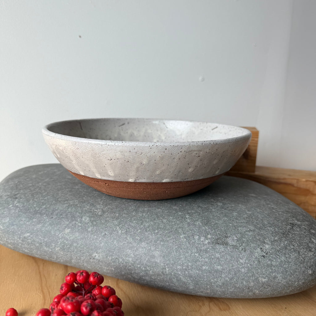 Medium Flat Base Ceramic Bowl 1 by Adam Greutzmacher