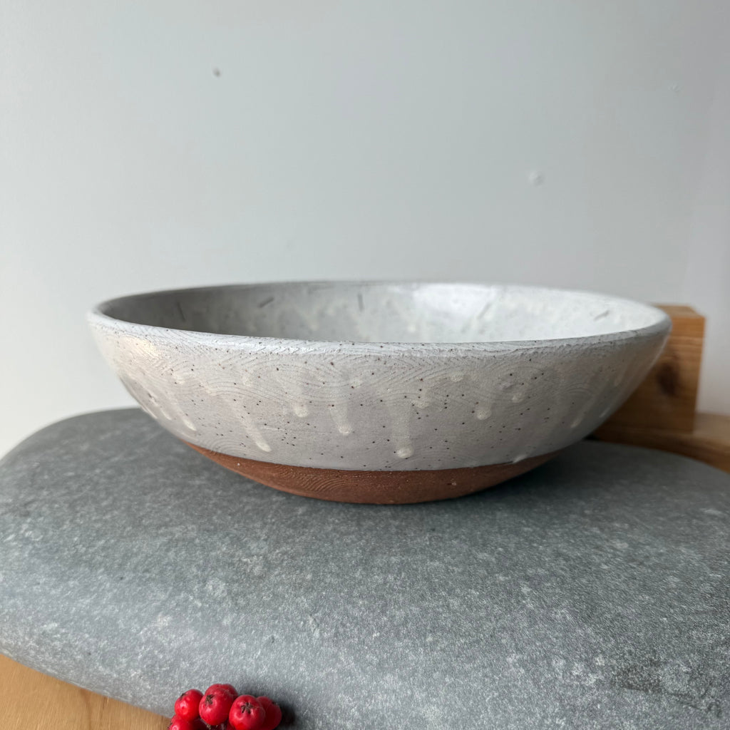 Medium Flat Base Ceramic Bowl 2 by Adam Greutzmacher