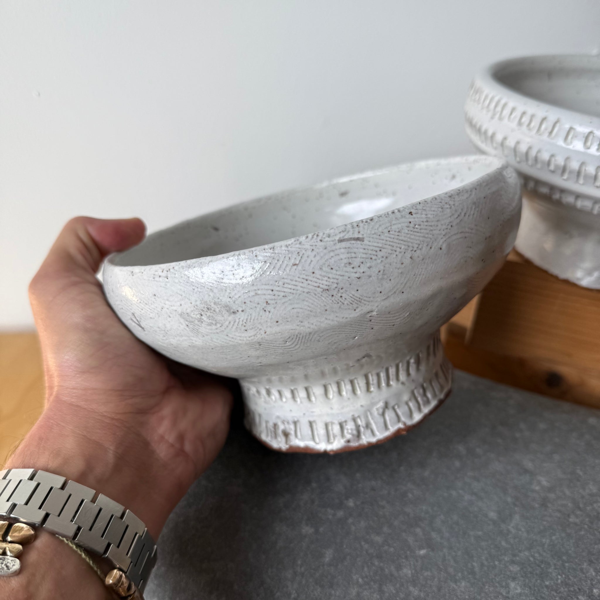 Medium Footed Bowl by Adam Greutzmacher