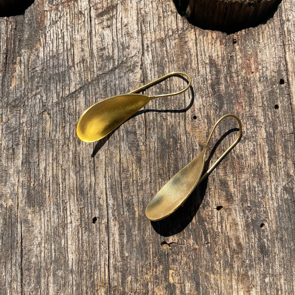 Medium Spoon Earrings by Eric Silva