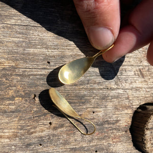 Medium Spoon Earrings by Eric Silva