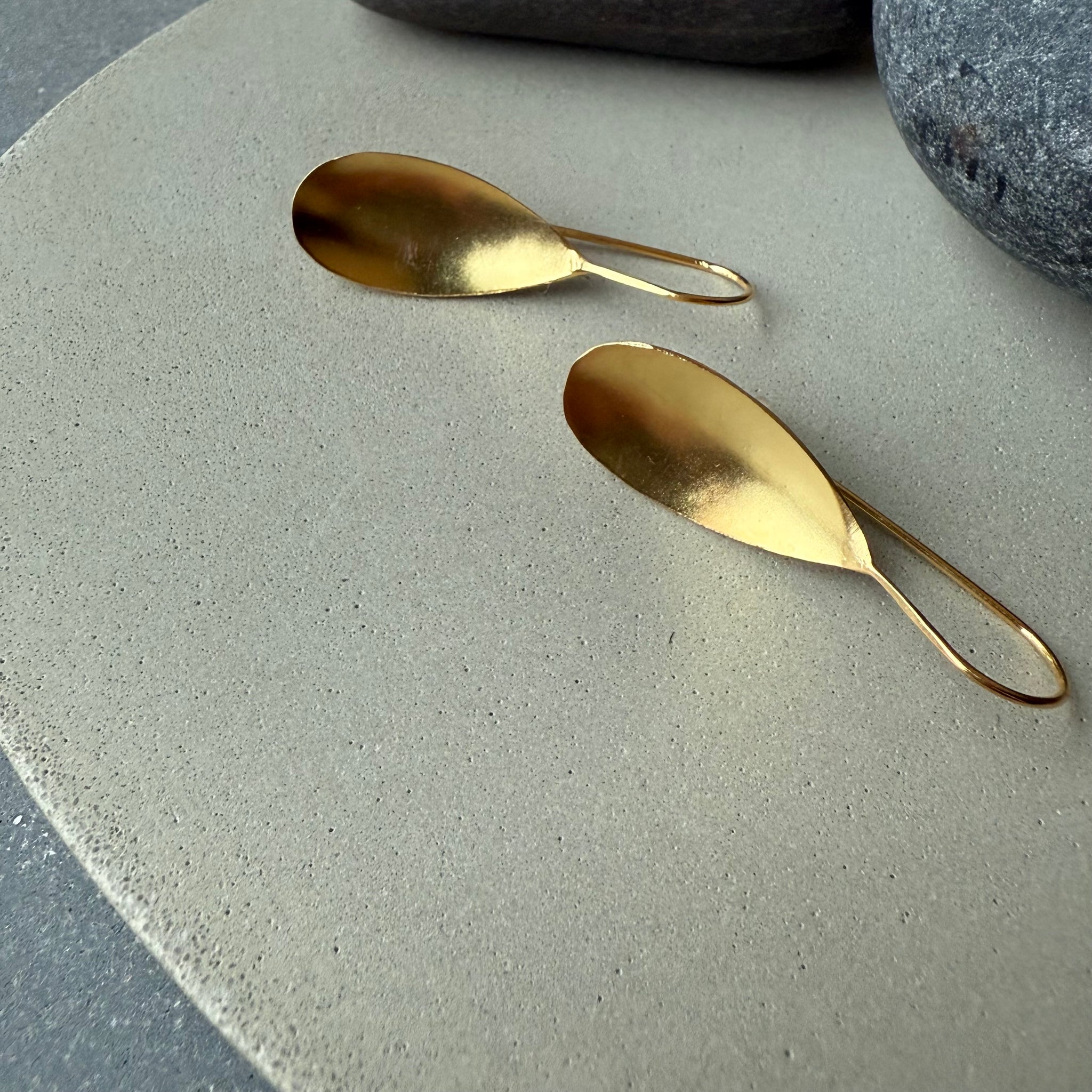 Medium Spoon Earrings by Eric Silva