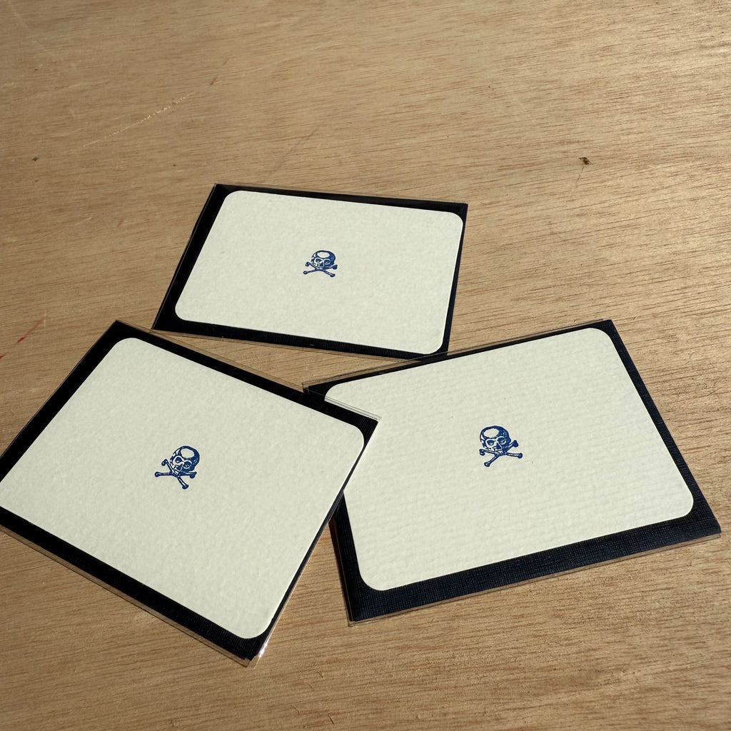 Mini Card Skull by Le Typographe