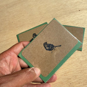 Mini Card Sparrow by Le Typographe