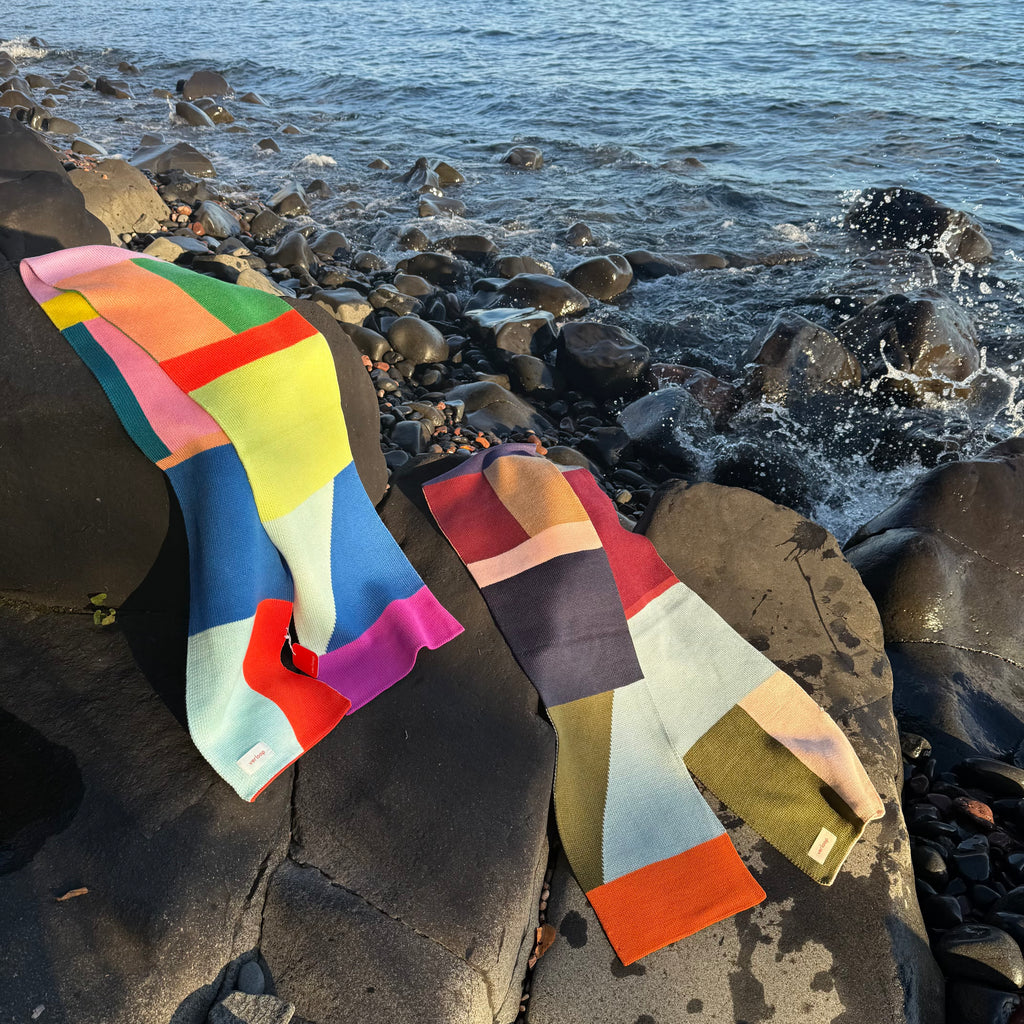 Mismatch Big Scarf by Verloop Knits