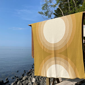 Modern Full Circle Throw by Kelly Harris Smith for In2Green