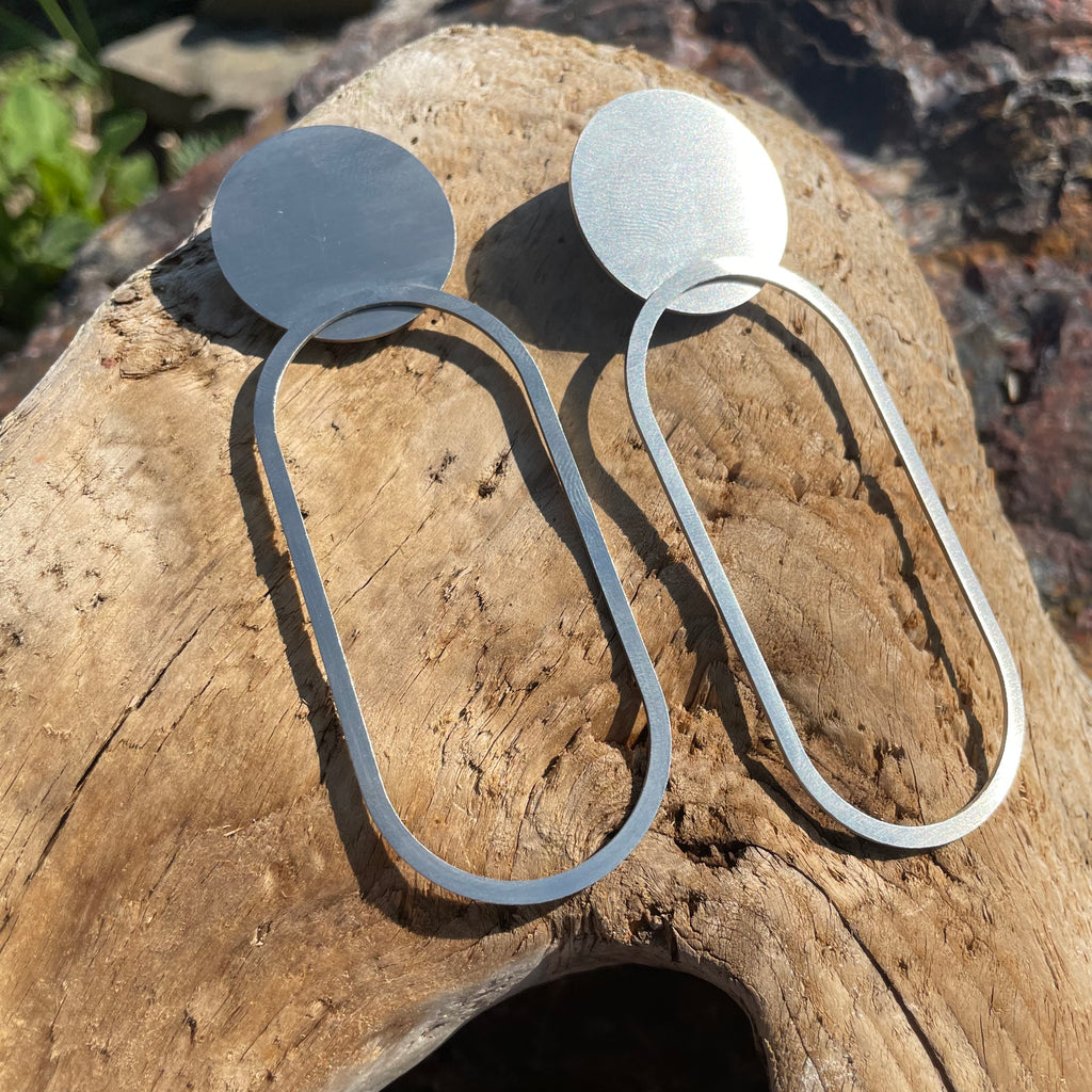 Monaco Earrings in Stainless Steel by Days of August