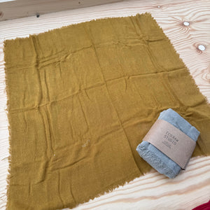 Naturally Dyed Raw Silk Bandana by Eco Raw Studio