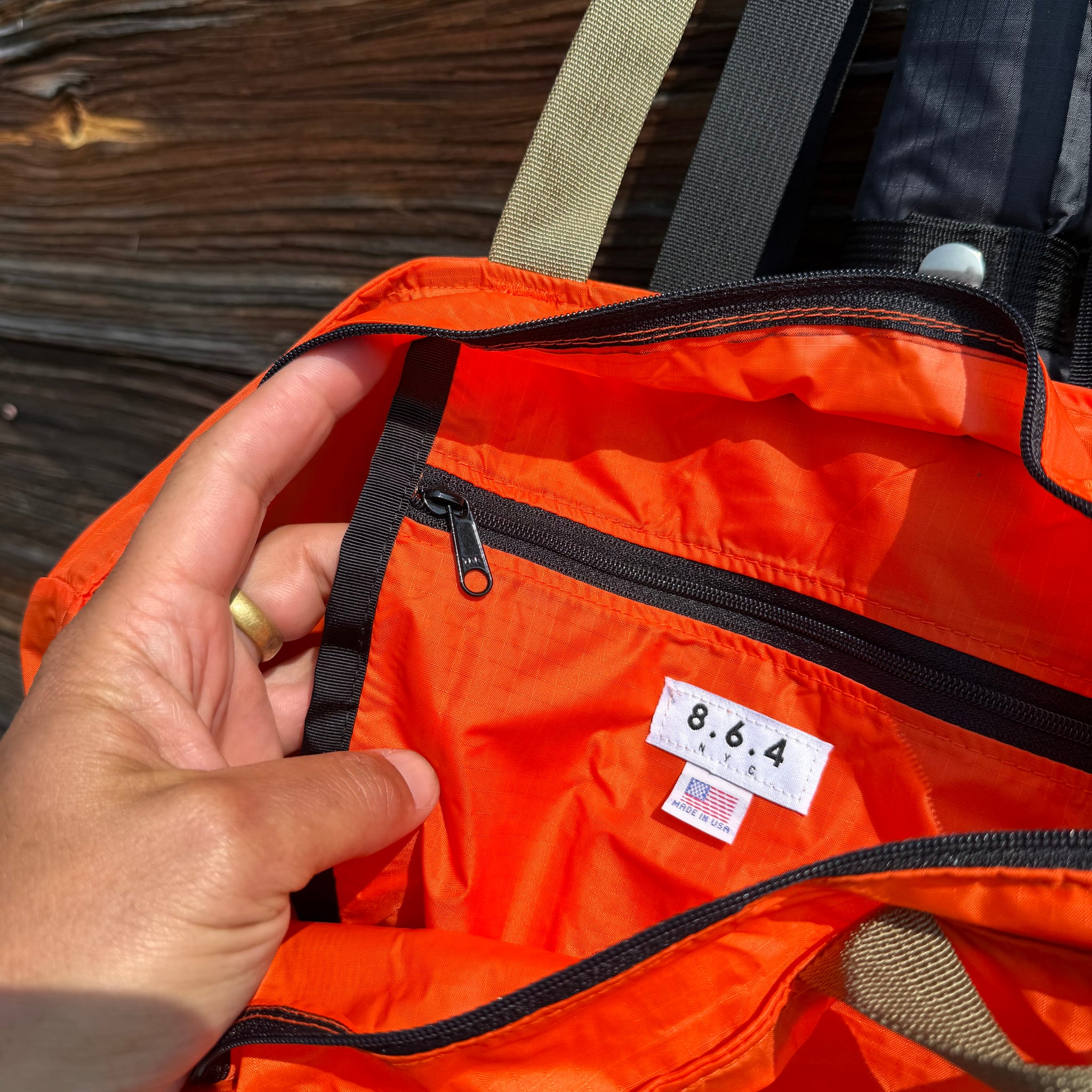 Nylon Ripstop 2-way Bag by 8.6.4 Design
