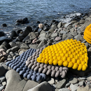 Organic Cotton Knotted Floor Cushion by Pink Lemonade