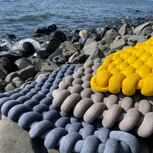 Organic Cotton Knotted Floor Cushion by Pink Lemonade