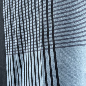 Overlap Throw in Blue by Kelly Harris Smith for In2Green