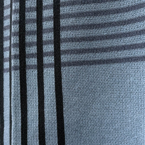 Overlap Throw in Blue by Kelly Harris Smith for In2Green