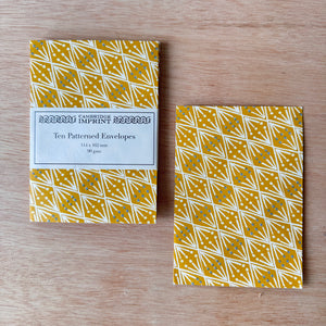 Packet of Ten Patterned Envelopes by Cambridge Imprint