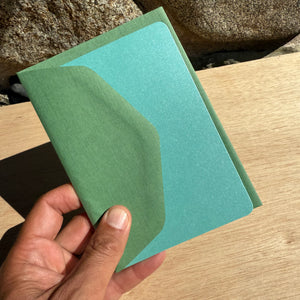 Pack of 5 A6 Cards and Envelopes by Le Typographe