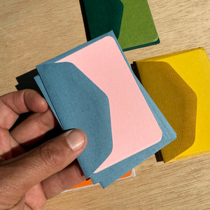 Pack of 5 Mini Cards and Envelopes by Le Typographe