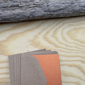 Pack of 5 Mini Cards and Envelopes by Le Typographe