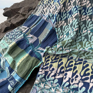 Pascal Jacquard Scarf in Navy by Letol