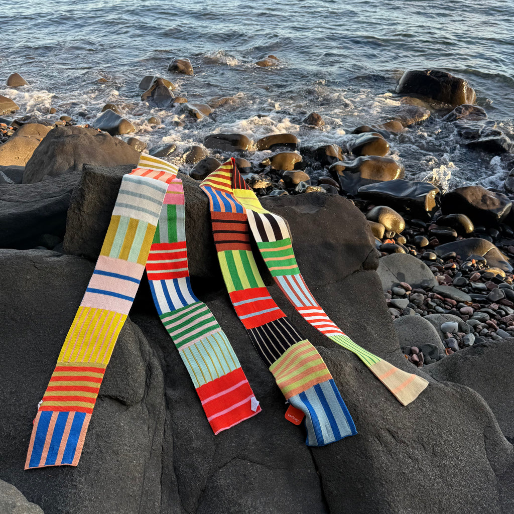 Patchwork Stripe Scarf by Verloop Knits