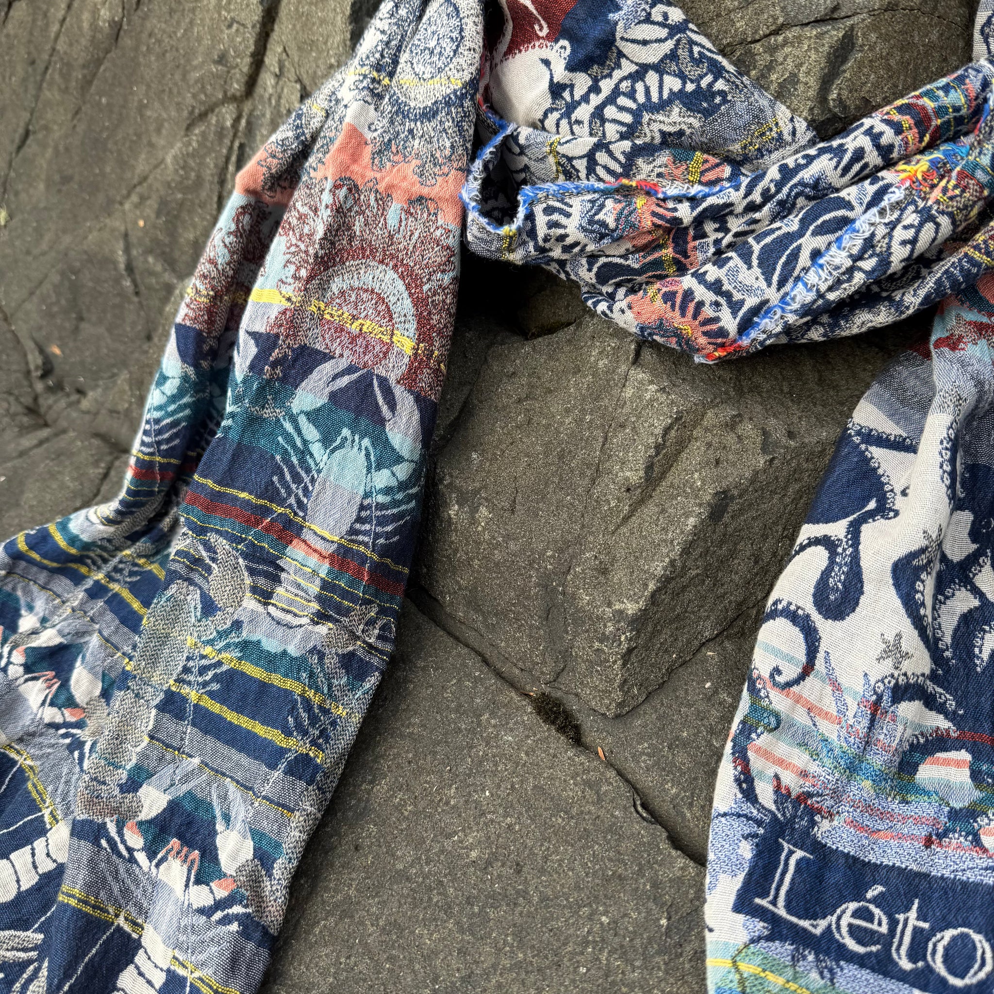Paul Jacquard Scarf in Jeaner by Letol