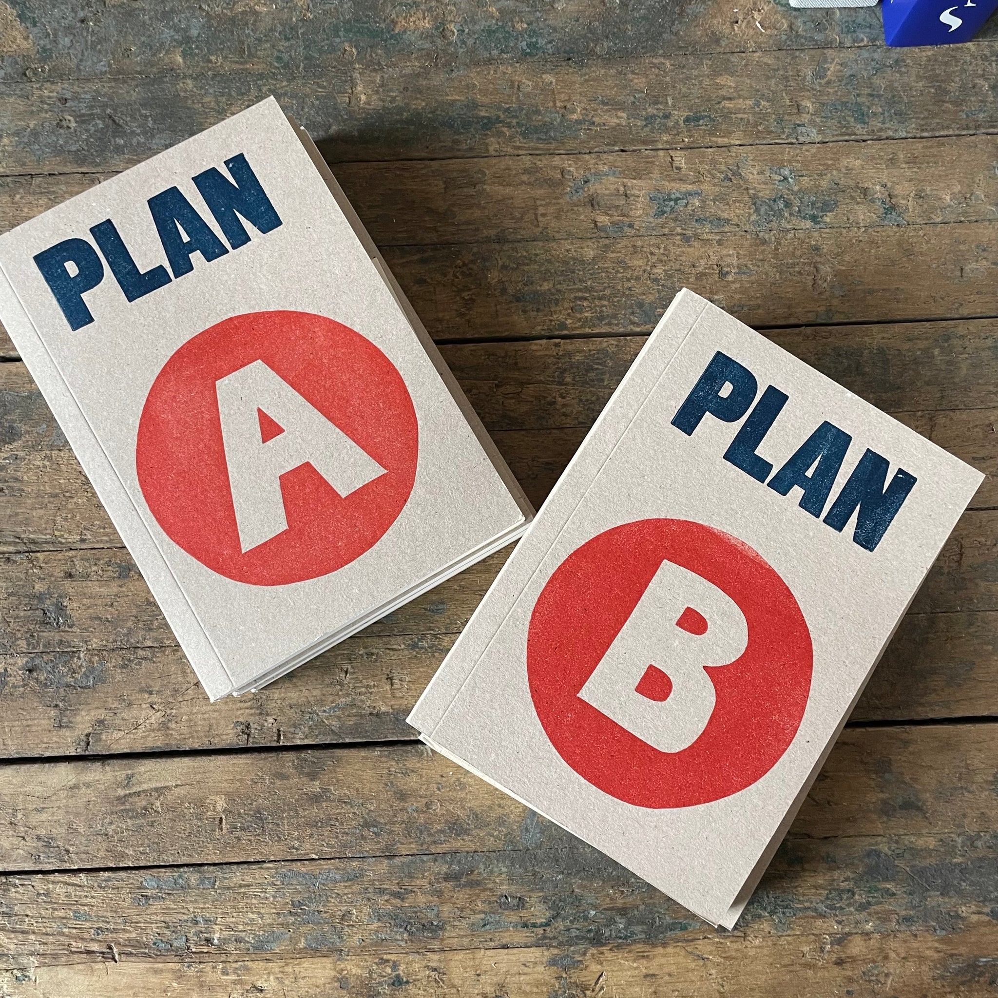 Plan A and Plan B Notebook by Sukie