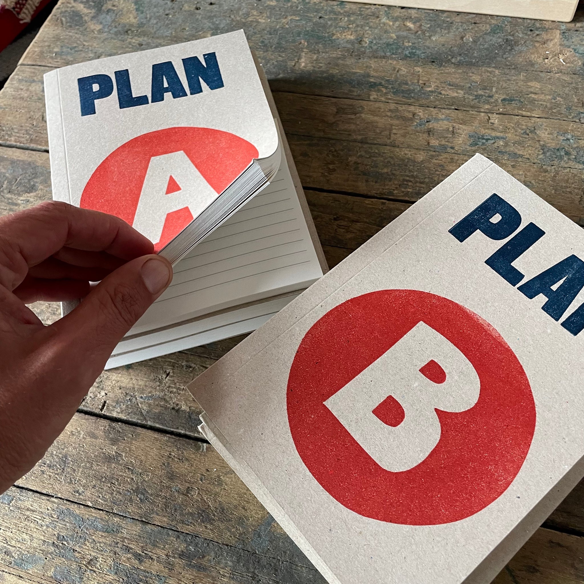 Plan A and Plan B Notebook by Sukie